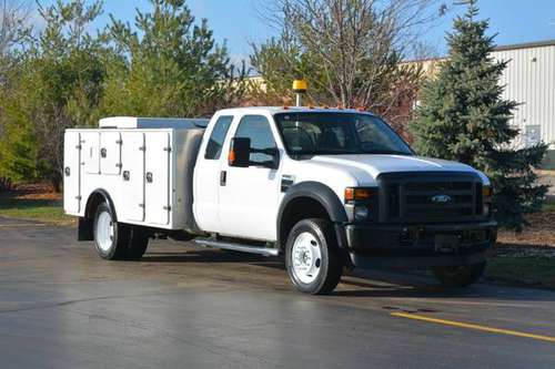 2009 Ford F550 4x4 Ext. Cab Service-Utility Truck - cars & trucks -... for sale in Crystal Lake, IN