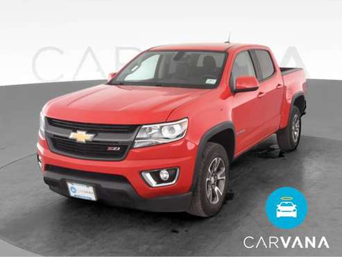 2015 Chevy Chevrolet Colorado Crew Cab Z71 Pickup 4D 5 ft pickup Red... for sale in Rochester, MN