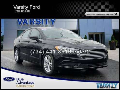 2018 Ford Fusion SE - - by dealer - vehicle automotive for sale in Ann Arbor, MI