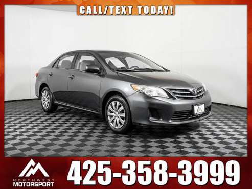 2013 *Toyota Corolla* LE FWD - cars & trucks - by dealer - vehicle... for sale in Everett, WA