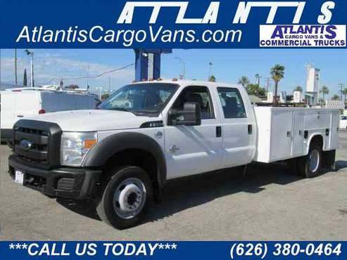 2012 Ford F550 Crew Cab 11 UTILITY TRUCK, 6 7L, Diesel - cars & for sale in LA PUENTE, CA