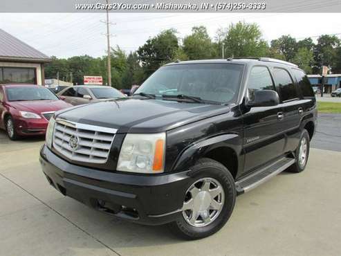 2003 CADILLAC ESCALADE 4x4 6.0L TV/DVD LEATHER HTD SEATS NAVI for sale in Mishawaka, IN