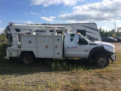 14 Ford F550 Crane/Service Truck *Repairable for sale in Wisconsin Rapids, WI