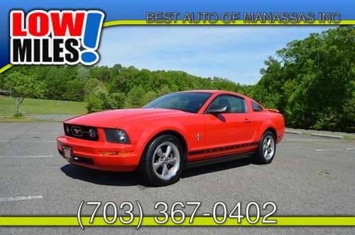2006 FORD MUSTANG LOW MILES - - by dealer - vehicle for sale in MANASSAS, District Of Columbia