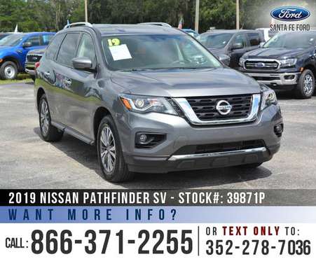2019 Nissan Pathfinder SV *** Remote Start, Seats 7, Camera *** for sale in Alachua, AL