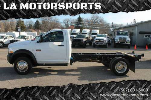 2012 RAM 5500HD REGULAR CAB CHASSIS DUALLY 6.7 CUMMINS DIESEL 4X4... for sale in WINDOM, ND
