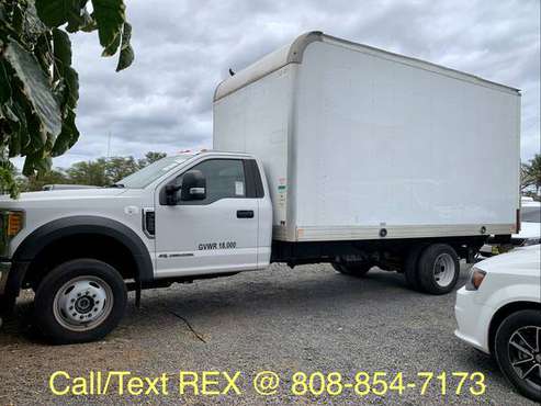 READY FOR BUSINESS ) 4X4 2017 FORD F-550 BOX TRUCK - cars & for sale in Kihei, HI