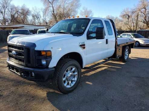 2008 Ford F350 4x4 Flatbed 6.4L Powerstroke Only 100k miles! - cars... for sale in Fort Collins, CO