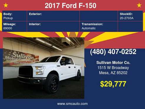 2017 Ford F-150 - cars & trucks - by dealer - vehicle automotive sale for sale in Mesa, AZ