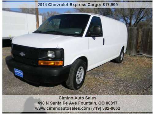 2014 Chevrolet Express Cargo 3500 3dr Extended Cargo Van w/1WT... for sale in Fountain, CO
