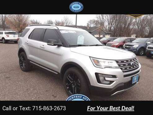 2016 Ford Explorer XLT suv Silver - cars & trucks - by dealer -... for sale in Thorp, WI
