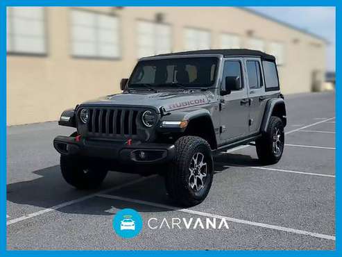 2019 Jeep Wrangler Unlimited Rubicon Sport Utility 4D suv Gray for sale in Green Bay, WI