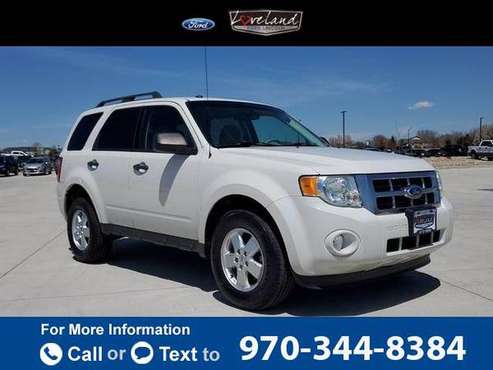 2011 Ford Escape XLT suv White - - by dealer - vehicle for sale in Loveland, CO
