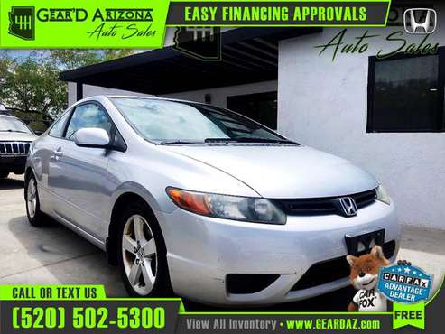 2008 Honda CIVIC for 5, 499 or 85 per month! - - by for sale in Tucson, AZ