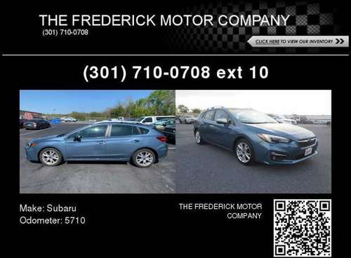 2018 Subaru Impreza Limited - - by dealer - vehicle for sale in Frederick, MD