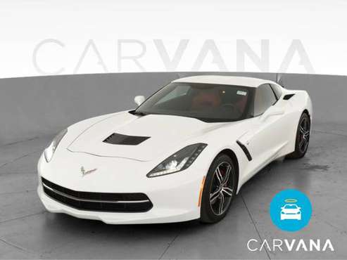 2017 Chevy Chevrolet Corvette Stingray Coupe 2D coupe White -... for sale in Fort Worth, TX