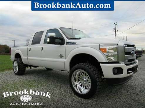 2015 FORD F250 SUPER DUTY PLATINUM, White APPLY ONLINE->... for sale in Summerfield, NC