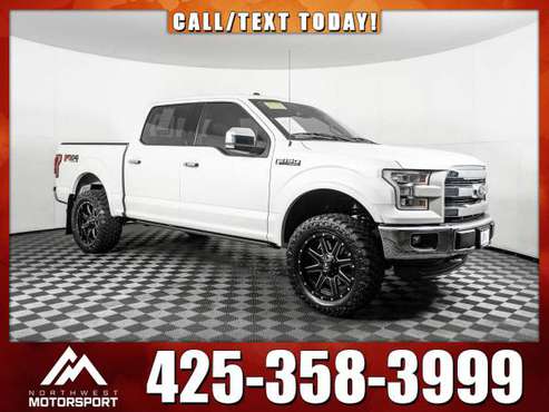 Lifted 2016 *Ford F-150* Lariat FX4 4x4 - cars & trucks - by dealer... for sale in Lynnwood, WA