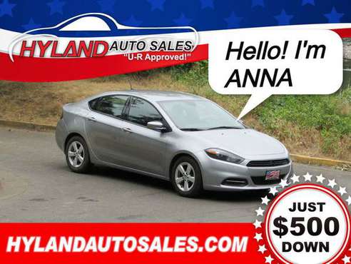 2016 DODGE DART SXT * 35 MPG & ONLY 36K MILES!!!@ HYLAND AUTO 👍 for sale in Springfield, OR