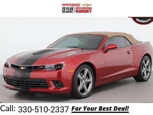 2015 Chevy Chevrolet Camaro SS Convertible Red Rock Metallic - cars... for sale in Tallmadge, OH