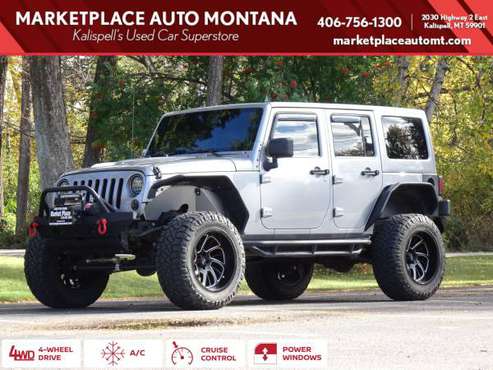 2013 JEEP WRANGLER 4x4 4WD UNLIMITED SPORT SUV 4D SUV - cars &... for sale in Kalispell, MT