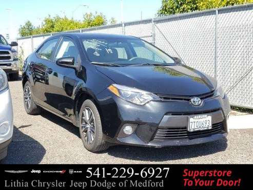 2016 Toyota Corolla 4dr Sdn CVT LE for sale in Medford, OR