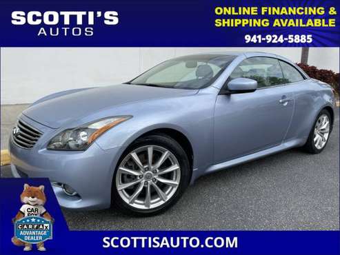 2012 INFINITI G37 Convertible HARD TOP CONVERTIBLE AWESOME COLORS for sale in Sarasota, FL