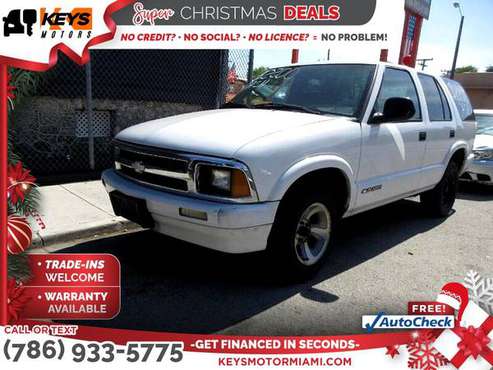 1997 Chevrolet Blazer 4-Door FOR ONLY $31/mo! - cars & trucks - by... for sale in Miami, FL
