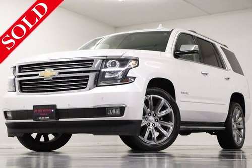 SUNROOF - CAMERA White 2016 Chevy Tahoe LTZ 4X4 4WD SUV GPS-BOSE for sale in Clinton, AR