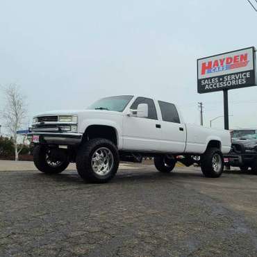 1998 Chevy 3500 Crew Cab Long Bed LIFTED 4X4! for sale in Coeur d'Alene, WA