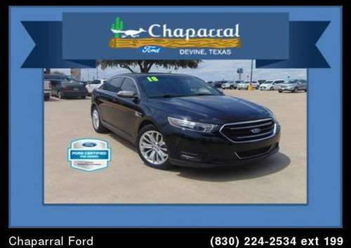 2018 Ford Taurus Limited (Mileage: 33,206)Ford Certified for sale in Devine, TX