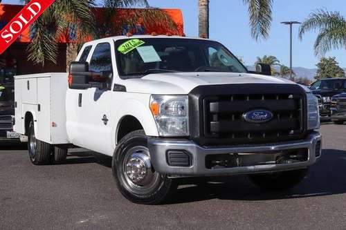 2015 Ford F-350SD F350 Dually Utility Truck DRW Super Cab XLT 33834 for sale in Fontana, CA