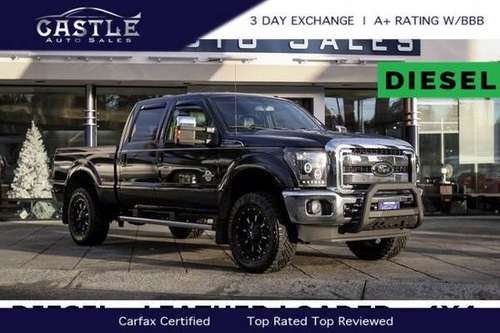 2011 Ford F350 F-350SD NAVI Diesel 4x4 4WD Lariat Truck - cars &... for sale in Lynnwood, OR