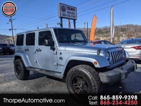 2012 Jeep Wrangler Unlimited Sahara 4WD - cars & trucks - by dealer... for sale in Knoxville, TN