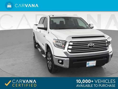 2018 Toyota Tundra CrewMax Limited Pickup 4D 5 1/2 ft pickup White - for sale in Houston, TX