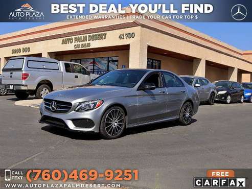 2016 Mercedes-Benz C 300 Sport 687/mo - - by dealer for sale in Palm Desert , CA