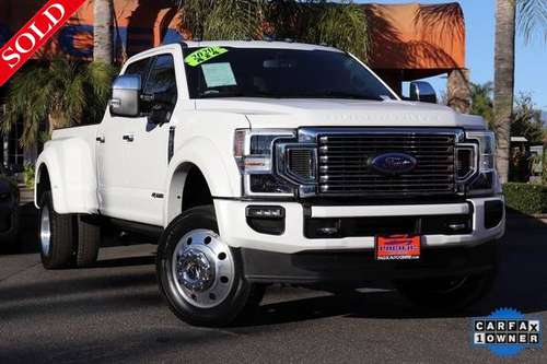 2020 Ford F450 F-450 Platinum Diesel Dually 4x4 Truck 34670 - cars for sale in Fontana, CA