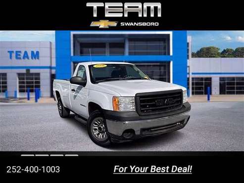 2008 GMC Sierra 1500 Work Truck pickup White - - by for sale in Swansboro, NC
