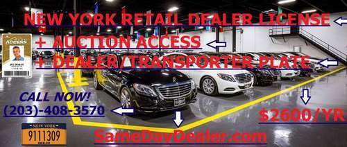 [LEGAL] DEALER PLATE + AUCTION ACCESS - REPUTABLE NY & CT DEALER -... for sale in Richmond Hill, NY
