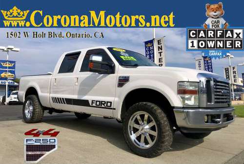 2010 Ford F250 Lariat Turbo Diesel 4WD - cars & trucks - by dealer -... for sale in Ontario, CA
