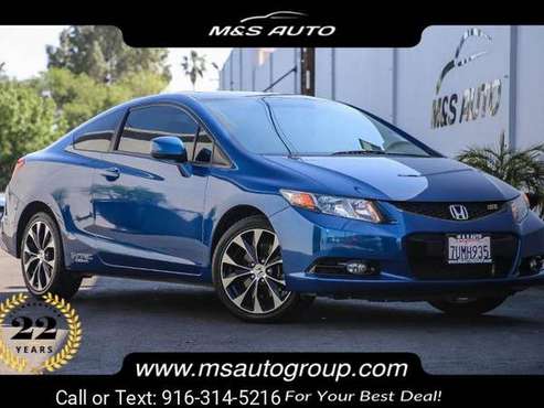 2013 Honda Civic Cpe Si coupe Dyno Blue Pearl - - by for sale in Sacramento , CA