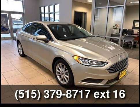 2017 Ford Fusion SE - cars & trucks - by dealer - vehicle automotive... for sale in Boone, IA