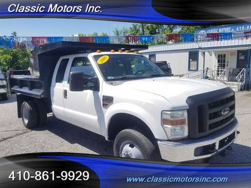 2008 Ford F-350 Reg Cab XL 4X4 DUMP_BED DRW 4X4 1-OWNER!!! SNOW PLOW! for sale in Westminster, MD