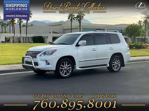 2013 Lexus LX 570 Luxury 3rd row* DVD*8 pass **Fully Loaded** 1 Owner for sale in Palm Desert , CA
