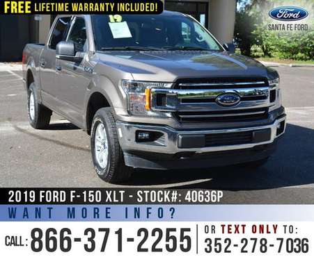 2019 FORD F-150 XLT 4WD *** SIRIUS, Touchscreen, Tow Hooks *** -... for sale in Alachua, FL