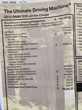 2012 BMW 328i xDrive Coupe - cars & trucks - by owner - vehicle... for sale in Wickenburg, AZ