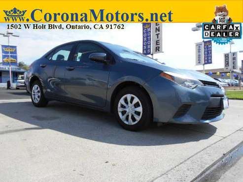2015 Toyota Corolla - - by dealer - vehicle automotive for sale in Ontario, CA