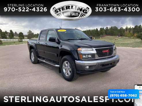 2011 GMC Canyon 4WD Crew Cab 126 0 SLT - CALL/TEXT TODAY! - cars & for sale in Sterling, CO