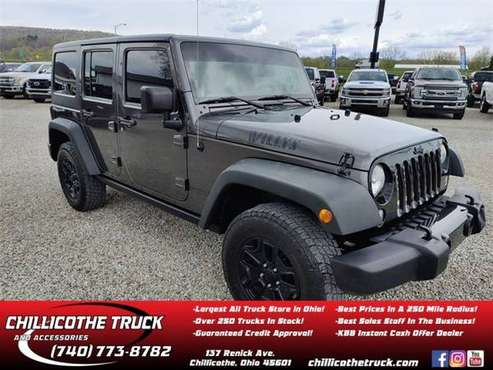 2014 Jeep Wrangler Unlimited Willys Wheeler Chillicothe Truck for sale in Chillicothe, WV