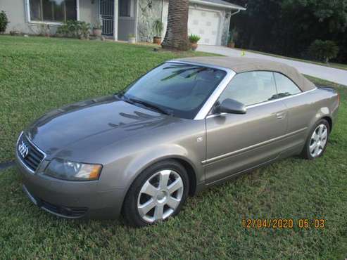 2003 Audi A4 Cabriolet - cars & trucks - by owner - vehicle... for sale in Port Saint Lucie, FL